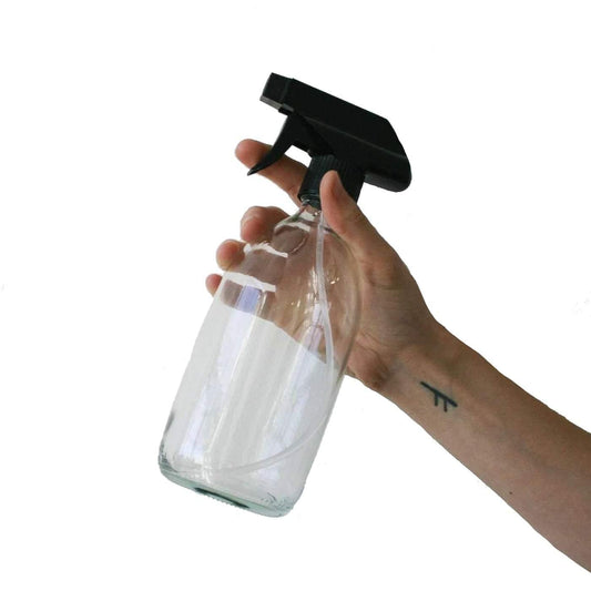 Clear Glass Spray Bottle - 500ml