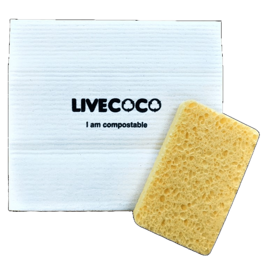 LiveCoco Cleaning Cloths & Sponges